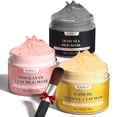 thumbnail image 1 of YLNALO Set de regalo de mascarilla facial de arcilla, cúrcuma, vitamina C, mascarilla de arcilla del Mar Muerto y del Himalaya, mascarillas faciales SPA, cuidado de la piel, set de regalo para limpiez, 1 of 5