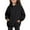 Black, variant on Kids Pullover Hoodie Sweatshirt Long Sleeve Hooded Top with Front Pocket for Boys and Girls Schoolwear Casual Outfit