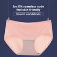 thumbnail image 3 of Hotiary Kid Girls Ice Silk Briefs Children Breathable Stretch Panties Seamless Underwear Safety Underpant for 7-12 Years, 3 of 8