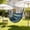 Blue, variant on 1pc Indoor & Outdoor Hammock Chair, Heavy Duty Wear-Resistant Thickened Canvas Hanging Swing Chair, Portable Foldable Leisure Hammock With Opp Sealed Storage Bag, Sturdy High Load
