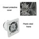 thumbnail image 2 of Extractor de ventilación de pared JM alta velocidad 4 pulgadas 20w Blanco, 2 of 4