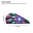 thumbnail image 4 of Disketp Colored Abstract Microfiber Hair Towel Wrap,Hair Drying Towel With Button,Towel Turban,Head Towel To Dry Hair Quickly For Girls And Women, 4 of 8