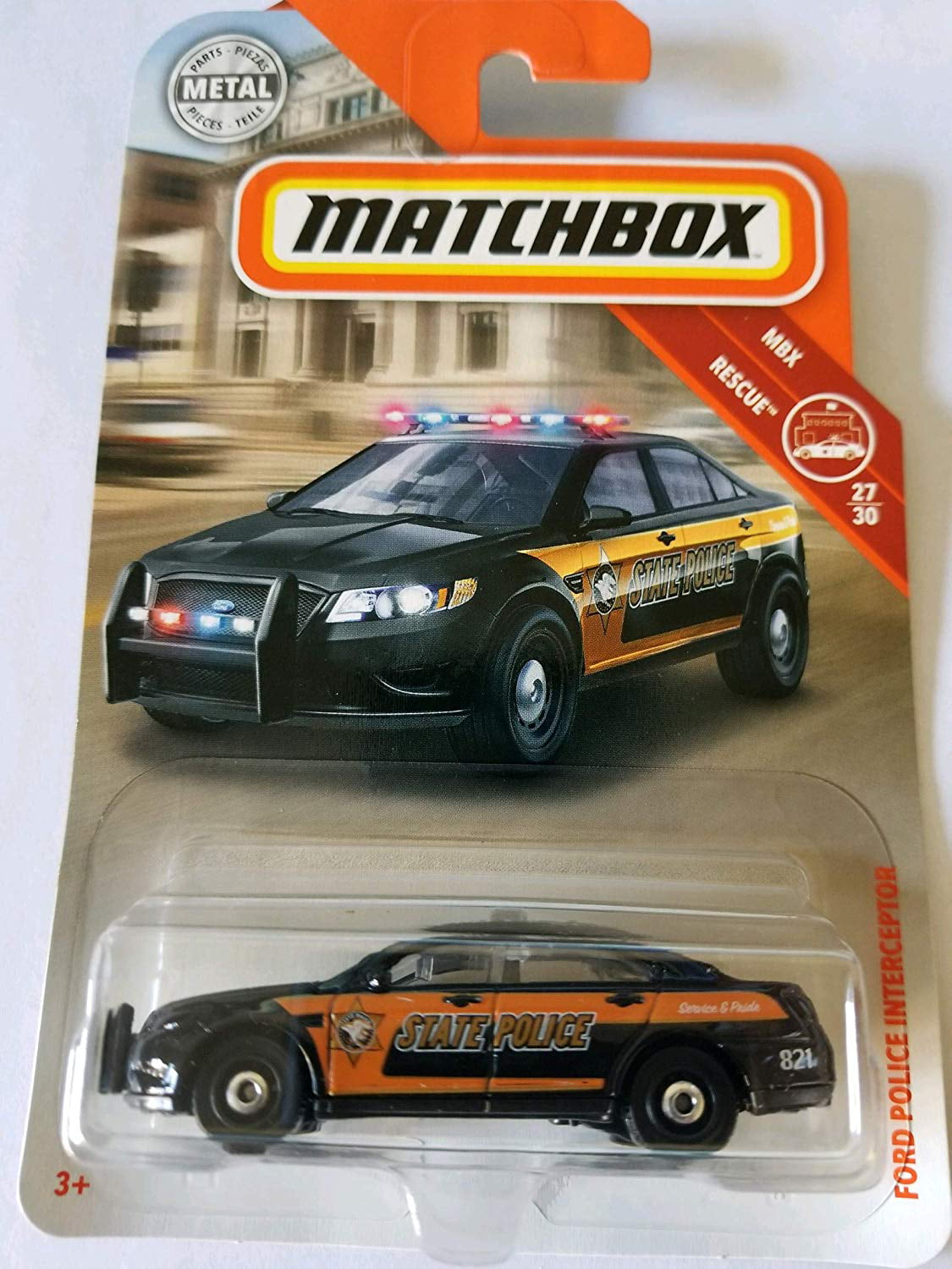 Matchbox Police Ford Interceptor Utility 4 X 4 Cruiser New 2020 