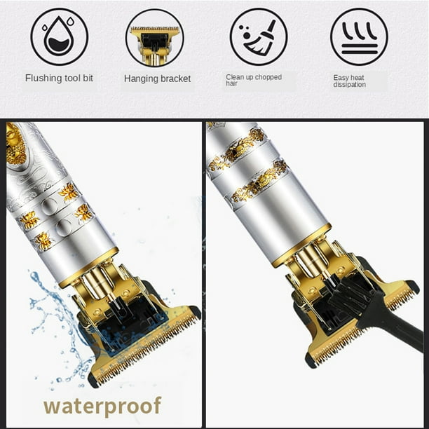 Cortapelos Profesional Inalambrico Para Hombres Degradado de Color Kit de Aseo Herramienta Ideal para Peluqueros Regalo Perfecto para Hombres y Bebes Walmart en linea