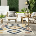 thumbnail image 2 of nuLOOM Valen Raised Geometric Indoor/Outdoor Area Rug, 8' x 10', Blue, 2 of 9