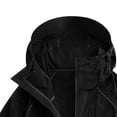 thumbnail image 5 of Men's Nylon Spandex Jacket | Hoodie With Zipper Pockets Long Sleeve Hooded Pullover Lightweight Breathable Casual Outdoor Walking Travel Work Streetwear Father's Day | Zenithor,Black L, 5 of 6