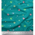 thumbnail image 3 of Soimoi Poly Georgette Fabric Star & Planet Galaxy Decor Fabric Printed Yard 42 Inch Wide, 3 of 3