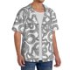 thumbnail image 2 of Balery Snake Camisa Casual de Manga Corta con Botones para Hombre, Texturizada, Estilo Cubano, para Playa, Verano-4X-Large, 2 of 5