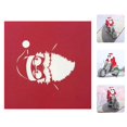 thumbnail image 4 of justharion Santa Claus Motorcycle Three-dimensional Greeting Card Unique Christmas Present Creative 3D Christmas Day Card with Pretty Shape for Birthday Wedding Christmas, 4 of 9
