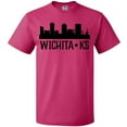 thumbnail image 3 of Inktastic Wichita Kansas City Skyline T-Shirt, 3 of 5