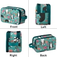 thumbnail image 2 of Toiletries Bag,Australian Shepherd Dog and Flower Mens Womens Toiletry Bag Bathroom Bag,Waterproof Toiletry Travel Bag Dopp Kit Shaving Bag 11x6.3x5.1 Inch, 2 of 5