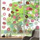 thumbnail image 2 of 8 estilos de pegatinas de pared de donuts, pan, comida, PVC, para ventanas, impermeables, autoadhesivas, despegar y pegar., 2 of 6