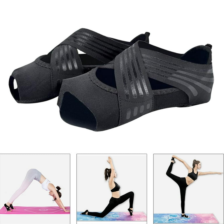 Non Skid Women Barre Yoga Shoes Pilates Grip Socks Flexible