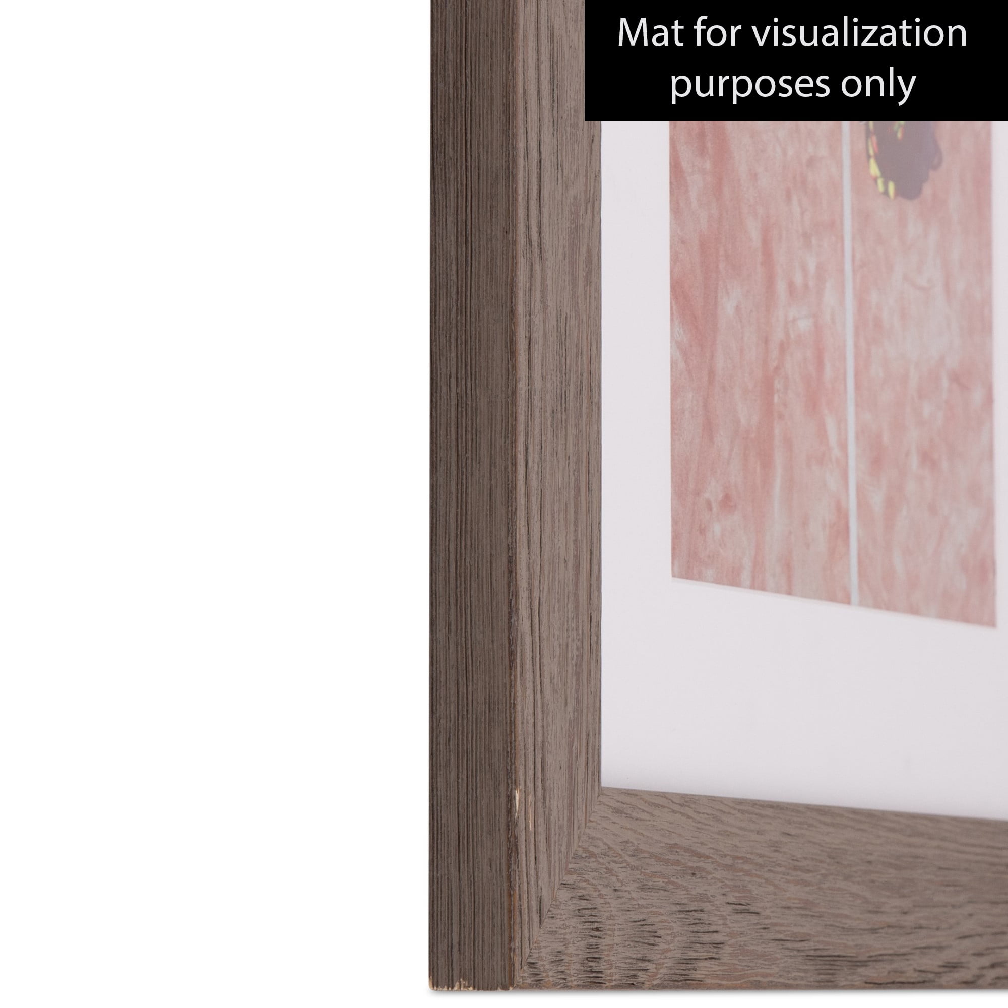 ArtToFrames 18" x 24" Gray Picture Frame, 18x24 inch Gray Wood Poster Frame (WOM-4289), 5 Pack