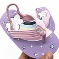 thumbnail image 4 of Children Slippers Flip-flops Summer Casual Sandals For Boys And GirlsPurple23, 4 of 5