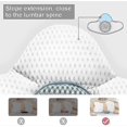 thumbnail image 4 of Memory Foam Pillow For Lower Back Pain Orthopedic Lumbar Support, 4 of 4