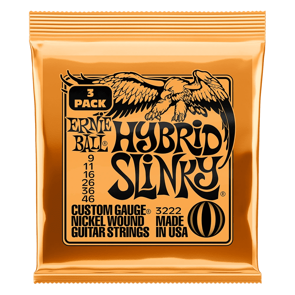 Ernie Ball Not Even Slinky 12-56 Gauge Nickel Wound Electric Guitar Strings, 3 Pack