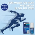 thumbnail image 6 of HealthWise 16% Menthol Roll-On | Cold Hot Sensation | Pain Relief Liquid | 2.5 oz. 73 mL | Non-Greasy Formula | Immediate Penetrating Action | Topical Analgesic, 6 of 8