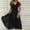Black, variant on Azrian Dress Plus Size Clearance Women Sexy Solid Short Sleeve V-Neck Lace Chiffon Mesh Waist Party Dresses