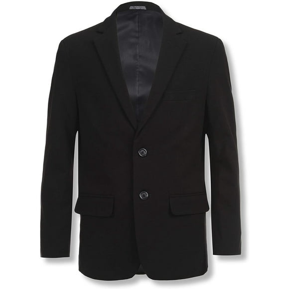 Calvin Klein Big Boys' Bi-Stretch Blazer, Black, 10