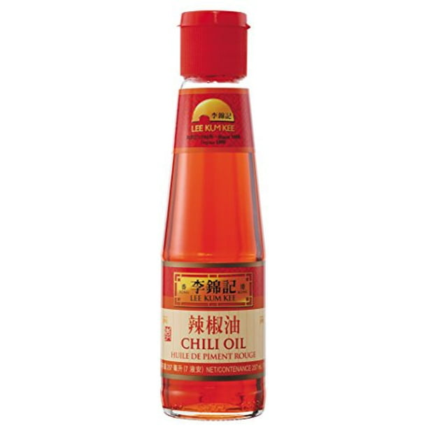NineChef Bundle Lee Kum Kee Chili Oil 7 Ounce + 1 NineChef Brand