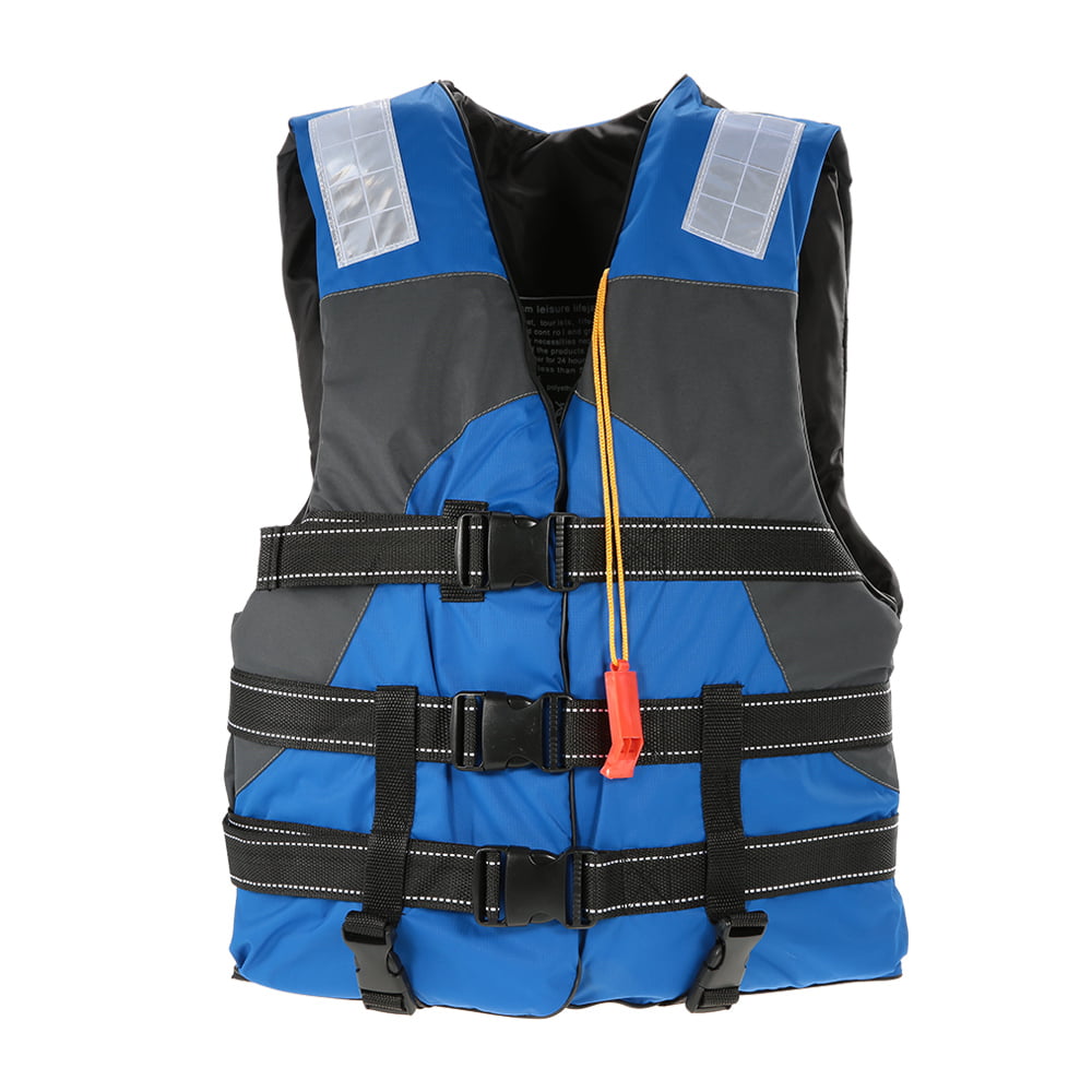 Adult Adjustable Safety Life Jacket Survival Vest Swimming Boating Fishing Drift 