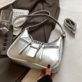thumbnail image 2 of Cool Girl Underarm Bag Bolso Mano Mujer Color Sólido Calle Femenino, 2 of 9