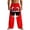 Red, variant on BUWTTED Men's Casual Pants Elastic Wasit Relaxed Fit Funny Emoction Print Graphic Comfortable Straight Leg Leisure Lounge Black Pants L