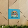 thumbnail image 6 of Scripture Walls John 14:6 Jesus Rainbow Flower Bible Verse Canvas Christian Wall Art Ready to Hang Unframed, 6 of 18