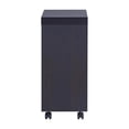 thumbnail image 4 of Bowery Hill Modern Wood Veneer Top Mobile End Table in Espresso, 4 of 6