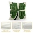 thumbnail image 4 of Leisuo St. Patrick's Day Green Clover, Four-Leaf Clover Pillowcase Home Bedroom Living Room Sofa Pillowcase Decoration, 4 of 5