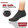 thumbnail image 2 of Levi's Mens Socks, Low Cut Socks for Men, Athletic Socks Low Cut, Size 8-12, 2 of 7