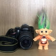 thumbnail image 3 of Lucky Troll Dolls, Vintage Troll Dolls Cromático Adorable para colecciones, proyectos escolares, artes y manualidades, regalos de fiesta, pelos coloridos de 7,5 pulgadas de alto (incluye la longitud d, 3 of 5