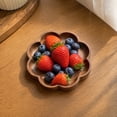 thumbnail image 3 of Wooden Trays for Decor, Scalloped Flower-Shaped Wooden Tray, Round Trays Home Decor,Decorative Serving Tray for Coffee Table, Kitchen, Bedroom and Living Room, 3 of 7