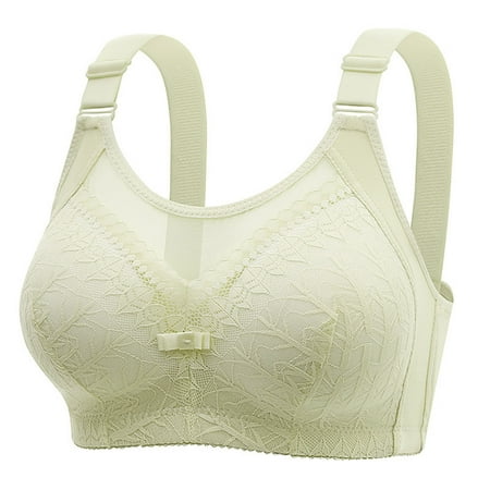 DJskiyers Women s Full Coverage Bra Push up Plus Size Bras Comfort Wireless Bra High Support Bralette Adjustable Straps Daily Bra