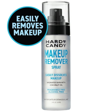 Hard Candy Makeup Remover Spray, Gentle Oil Cleanser, Instantly Dissolves Makeup, 100 mL
