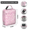 thumbnail image 3 of Cheetah Insulated Lunch Bag Box Men Reusable Lunch Bag Fit Most Bento Boxes Cooler Tote Bag Work Travel, 3 of 5