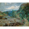 thumbnail image 2 of Armand Guillaumin 23x20 Gold Ornate Framed and Double Matted Museum Art Print Titled - Moulin Bouchardon, Crozant (1905), 2 of 4