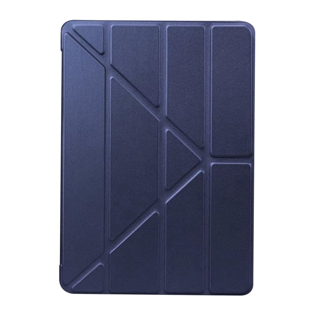 Funda de silicona con múltiples pliegues par, con ranuras para tarjetas de activación/suspensión automática - Azul Sunnimix funda protectora para tableta