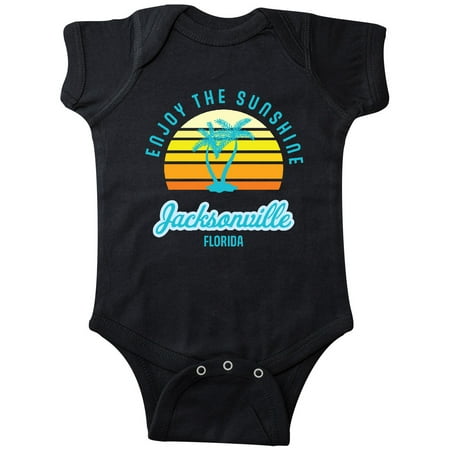 

Inktastic Summer Enjoy the Sunshine Jacksonville Florida in Blue Gift Baby Boy or Baby Girl Bodysuit