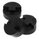 thumbnail image 3 of WORGEOUS 3 UNIDS PRÁCTICA DE VIOLÍN DE CABEZO MUTES REDONDO VIOLIN MUSTES PRÁCTICA SILENCIADORES (NEGRO), 3 of 7