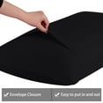 thumbnail image 4 of PiccoCasa 300 Thread Count Egyptian Cotton Pillowcases Pack of 2, Black, 4 of 7