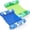 Blue and Green Leaf, variant on 2 Pack Pool Floats Foam Hammock for Adults Large Swim Noodles Bag Non Inflatable Floating Bag Lounge Chairs PVC Bean Quick-Drying Mesh Summer Beach Party (Pink and Blue,Leaves and Flowers)