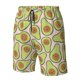 thumbnail image 4 of Balery Cute Avocado Traje de Baño Estilo Hawaiano para Hombre, Shorts de Secado Rápido con Bolsillos-Small, 4 of 6