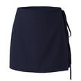 thumbnail image 6 of Kilaqueen Women's Wrap Skort with Tie Waist, High Waisted A Line Mini Skirt Shorts for Golf, Tennis, Travel, Parties and Casual Summer Outfits, 6 of 6