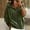 Green, variant on Women's Velour Hooded Jacket Long Sleeve Full Zip Outerwear Soft Warm Velvet Jacket Women Black L