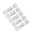 thumbnail image 5 of Fusibles de cartucho automotriz 10A DC 500V 10x38mm Reemplazo para estéreo de coche, alarma, amplificador, cerámica plateada 5 piezas, 5 of 5