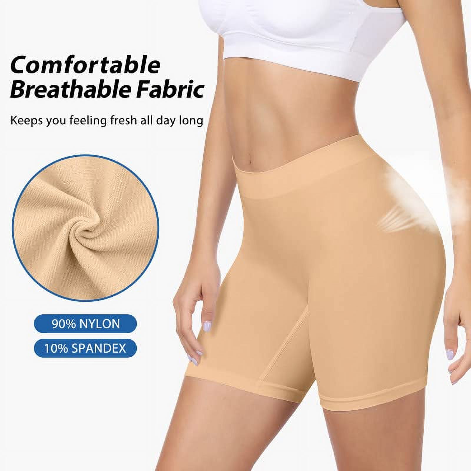 Nahtlose Shaping Boyshorts Für Frauen - Tummy Control Slipshorts Unter Kleidern, Oberschenkelformung, Aus Nylon/Spandex