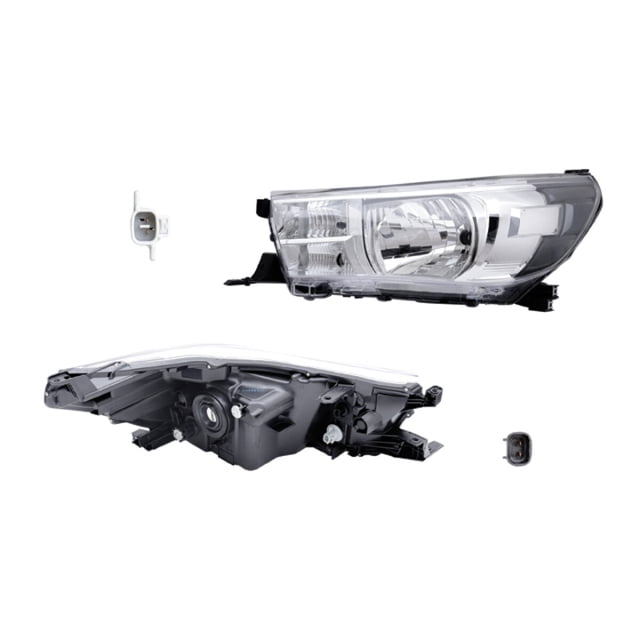 Faro DEPO Manual Izquierdo Hilux 2016 A 2019