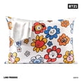 thumbnail image 3 of Funda de almohada Kitsch x BT21 (Van) satinada con cremallera Queen/Standard, 3 of 9